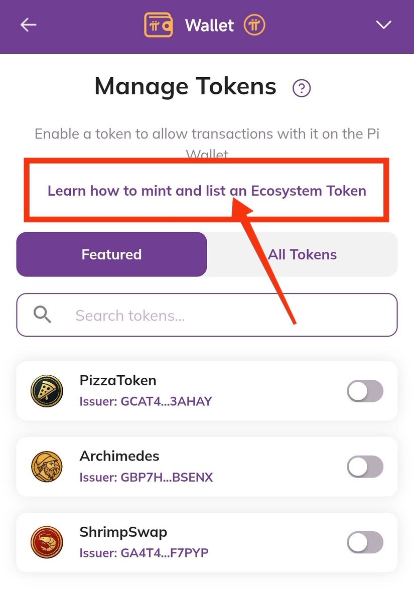 🔥 BIG BREAKING: #PiNetwork 🔥

<a href="/PiCoreTeam/">Pi Network</a> released a new document on how to create a Token on Pi Network (Testnet)! 👇

Step 1: Create 2 wallets in Pi Wallet (Issuer &amp; Distributor)

Step 2: Activate both wallets on $Pi Testnet

Step 3: From Distributor → Add Trustline for your