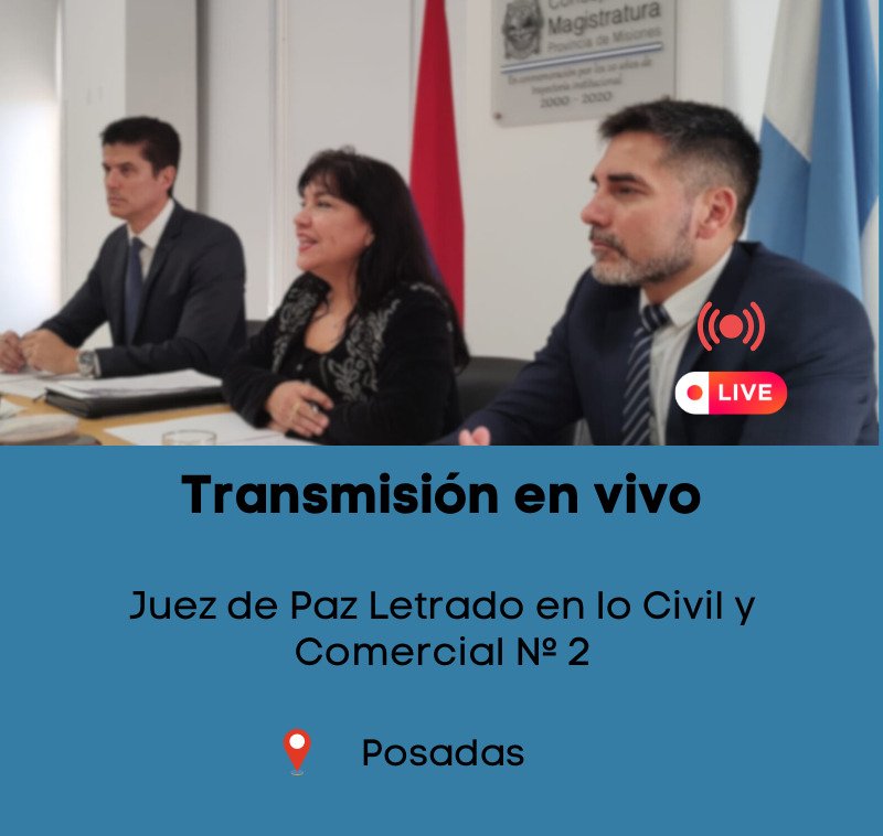 Consejo de la Magistratura de Misiones tweet media