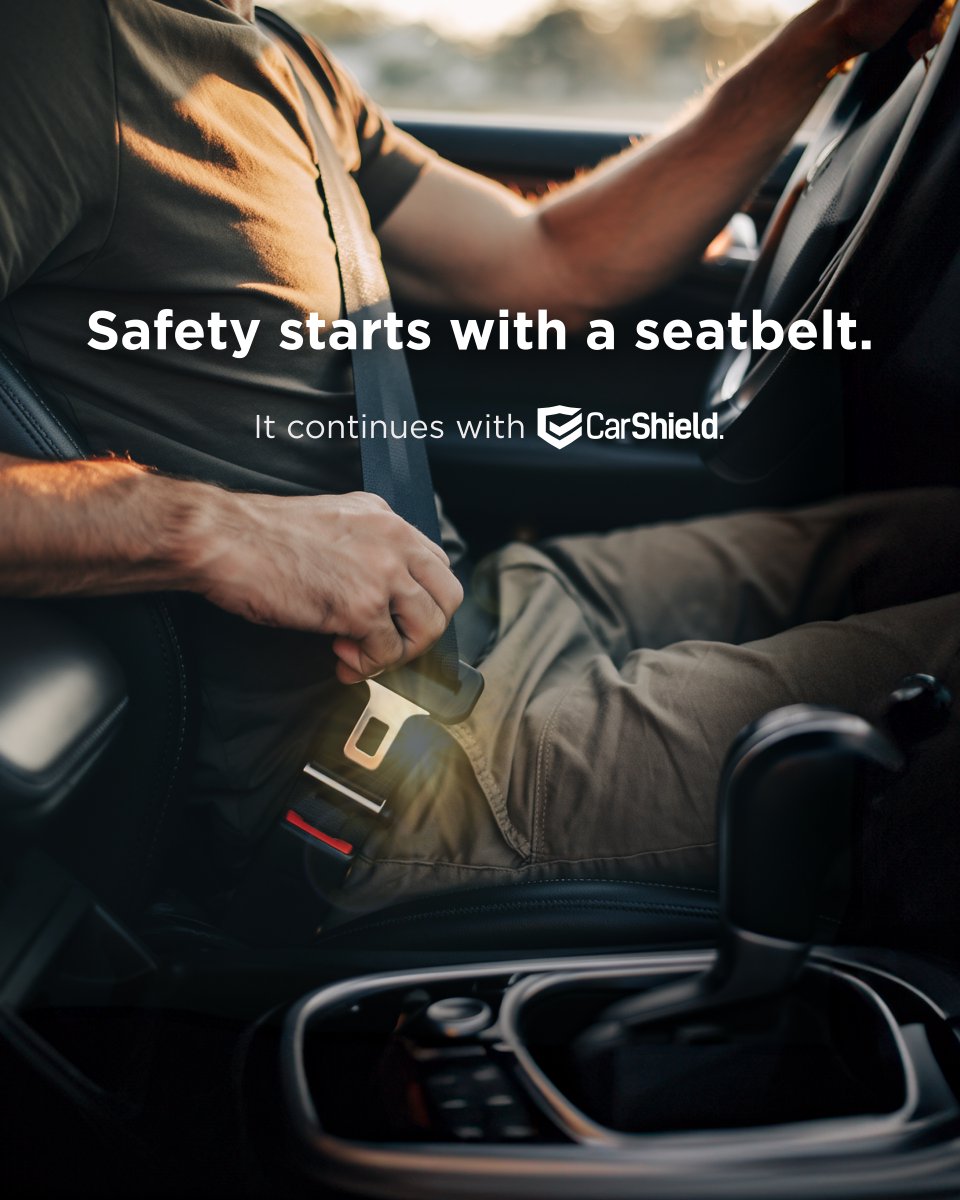 This National Seat Belt Day, protect more than just yourself. CarShield can help protect you from costly repairs when the unexpected hits. 

Get coverage that keeps you moving.