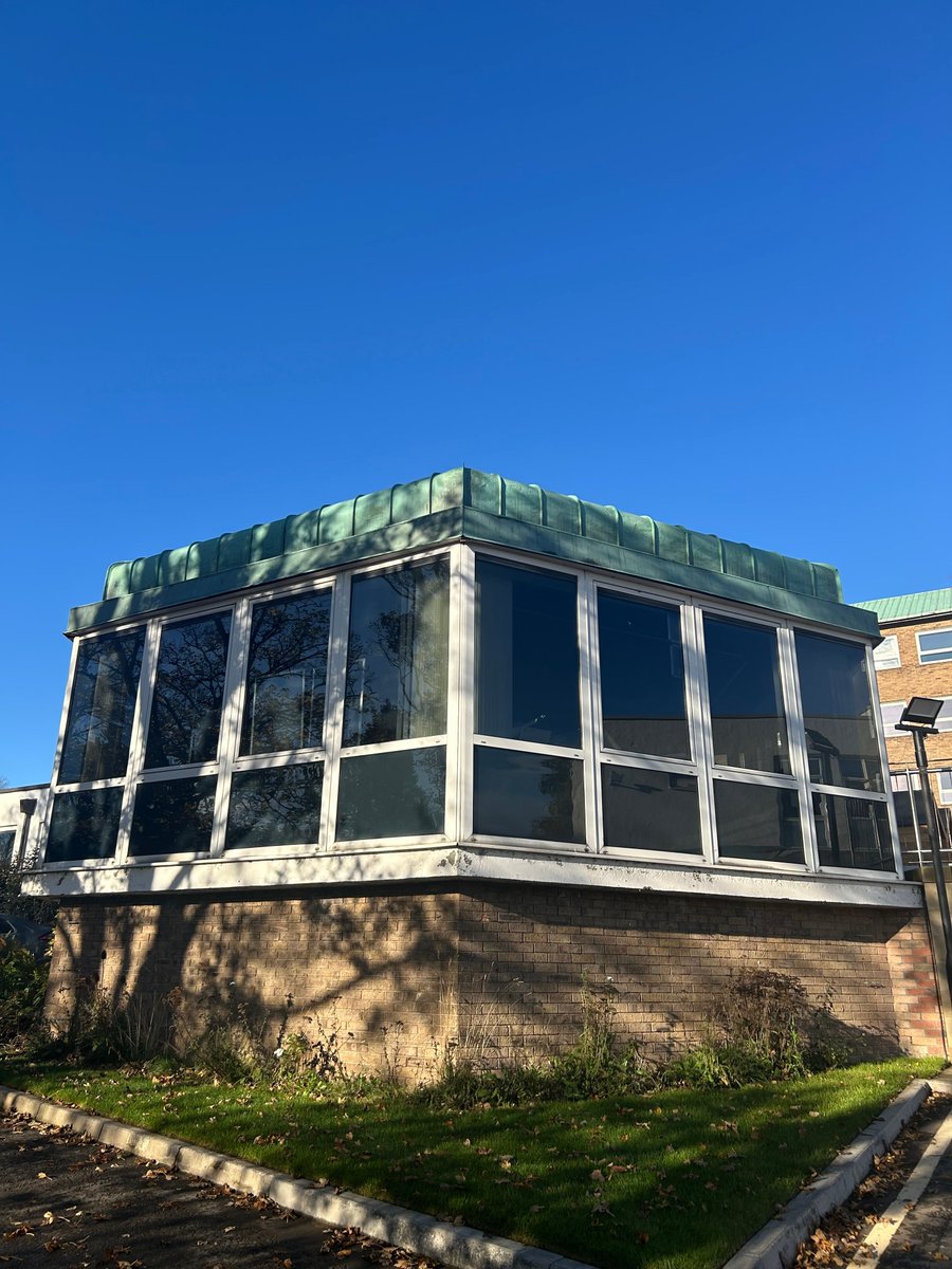 SRUC's tweet image. Autumn days don’t get much better than this. Our Edinburgh campus looking stunning under clear blue skies this week - golden leaves, crisp air, and plenty of reasons to get outside between classes.