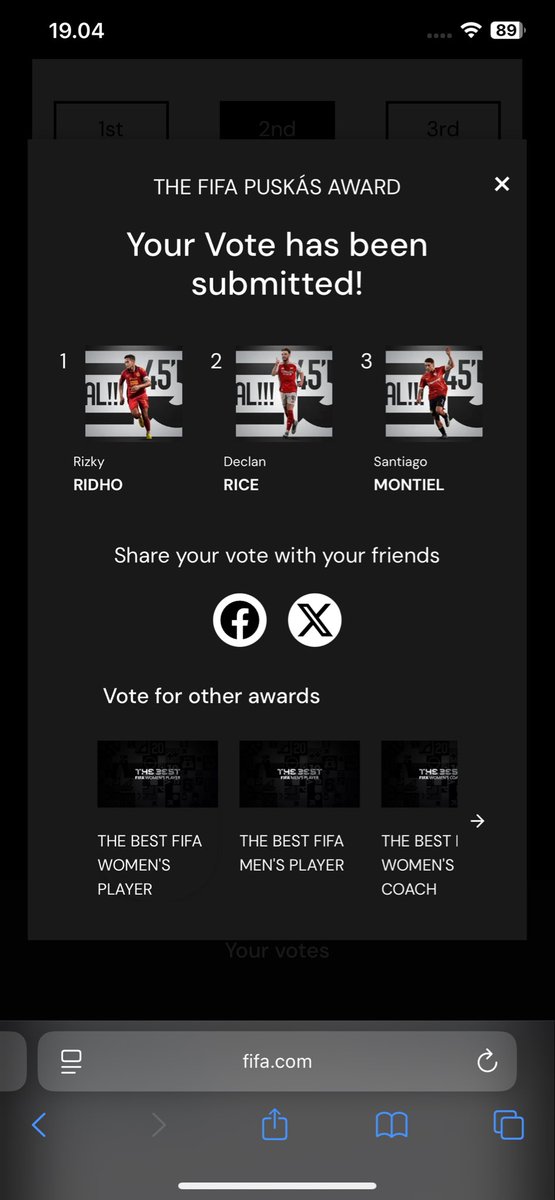 . I vote Rizky Ridho #puskasAward <a href="/FIFAcom/">FIFA</a>