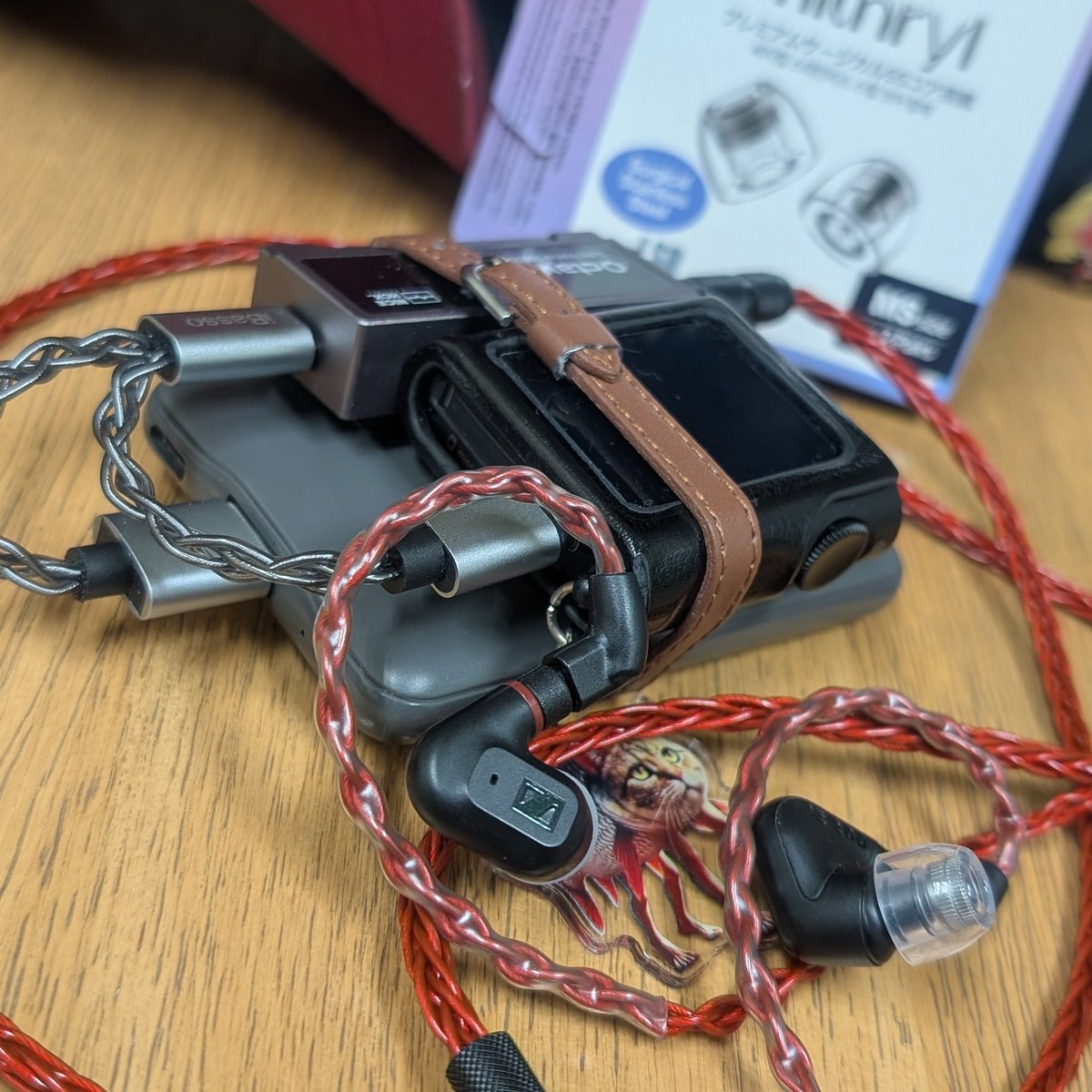 話題のイヤピを試してみました！ originとの比較ですが重かった空気が