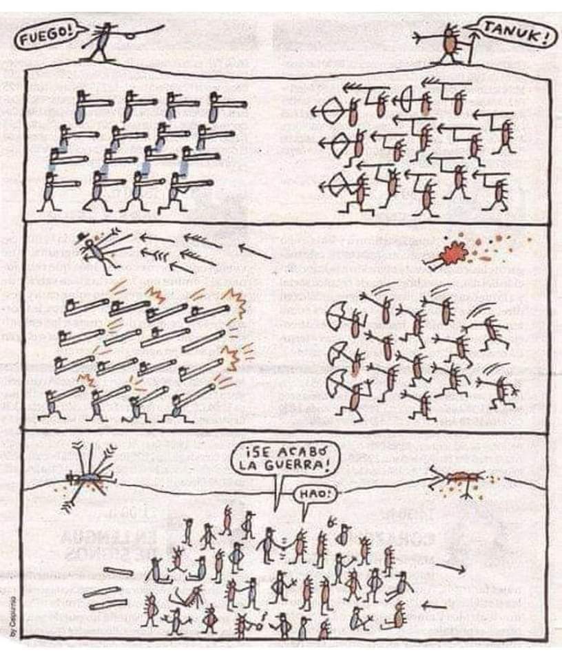 <a href="/descifraguerra/">Descifrando la Guerra</a> Lo único bueno de todo esto es que nos están dejando bastante claro qué tenemos que hacer en caso de que consigan arrastrarnos a la guerra.
Yo lo tengo clarísimo, como el cielo de una mañana de verano.