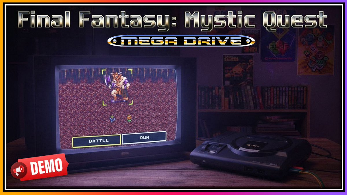 Au Japan Game Festival, on a parlé avec <a href="/laurent_crouzet/">CYBERDEOUS - Crouzet Laurent</a>  et <a href="/nicomegadrive/">Nikolow</a>  du portage de Final Fantasy: Mystic Quest sur Mega Drive…
Et voilà la 1ère démo technique jouable ! 🎮🔥 youtu.be/KTEp1gBzGQA