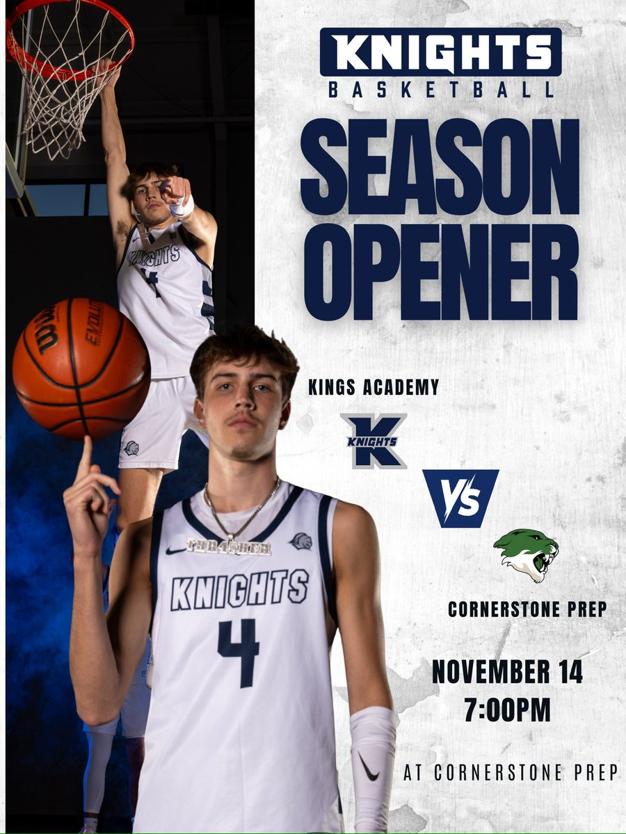 SEASON OPENER TONIGHT

🆚 Cornerstone Prep
📍Acworth, GA
⌚️8B 4:30 | 9B 5:30 | VB 7:00pm