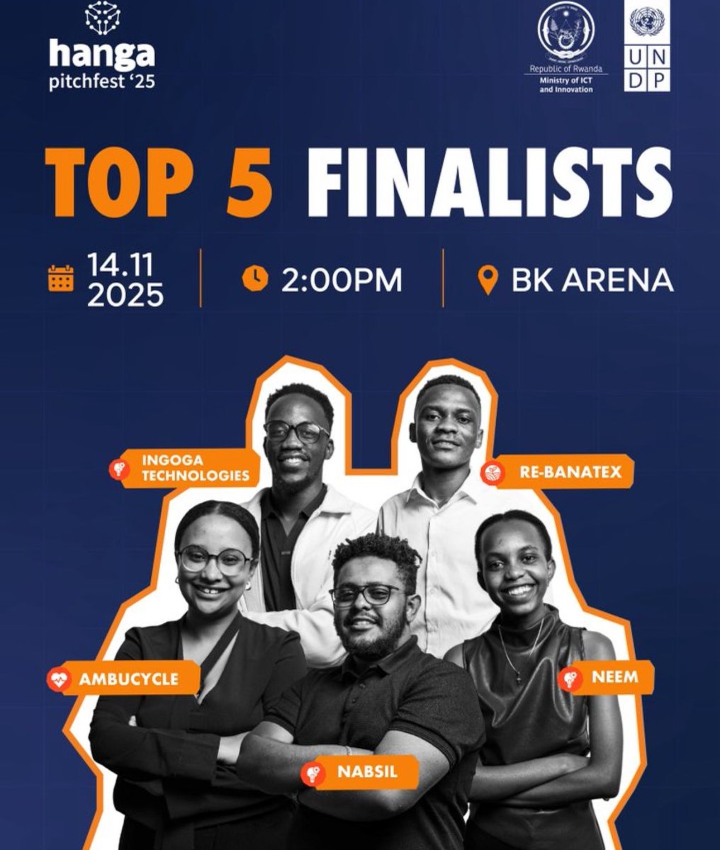 At Hanga Pitchfest today, always a reminder of how far Rwanda’s innovation ecosystem has come. The government’s commitment isn’t just policy; you feel it in how builders here get the structure, support, and push to actually grow. #hangapitchfest