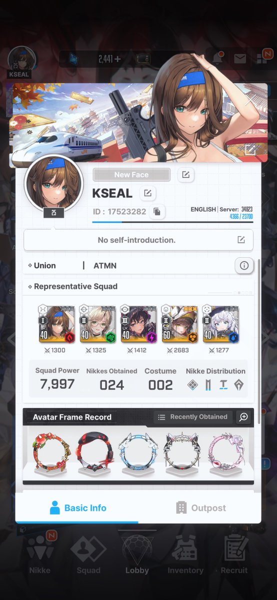 NIKKE team as of now. Also add me if u haven’t already