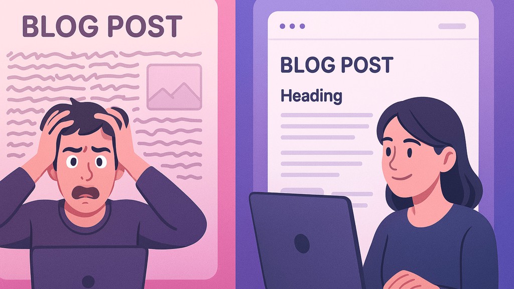 LearnContentSEO's tweet image. The Ultimate Guide to Blog Post Structure: Master Readability, SEO, &amp;amp; UX: lttr.ai/AlA52

#TopSeoRankings #EnhancedContentReadability #ExceptionalUserExperience #UltimateGuide #BeautifulHouseBuilt #PeopleAbandonWalls #GunningFogIndex #LatentSemanticIndexing