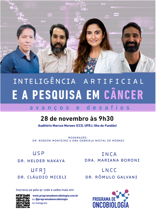 📢 Divulgando!

#oncobiologia #IA #inteligênciaartificial #câncer #oncobiology #AI #artificialintelligence #cancer