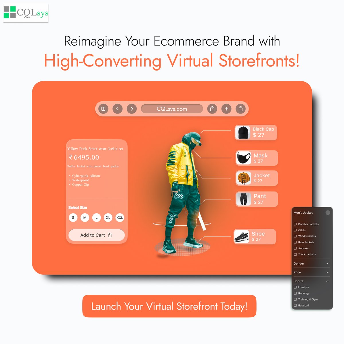 CqlsysTech's tweet image. 🚀Transform your ecommerce with AI-powered virtual storefronts!

✨3D products, virtual try-on &amp;amp; immersive shopping.
Boost engagement &amp;amp; conversions today!

📩 info@cqlsys.com 💻 cqlsys.com
#VirtualStorefront #EcommerceInnovation
