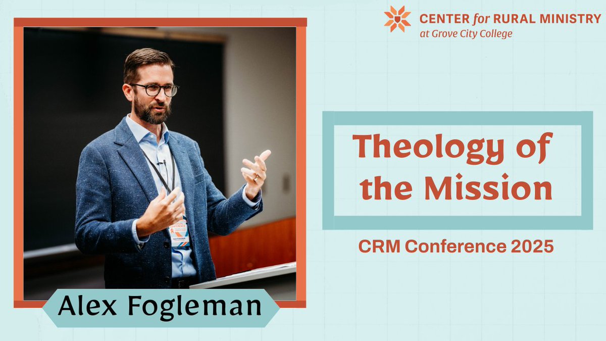 How does the Son of God show us what human flourishing can look like in our lives and in our local communities? Listen to Alex Fogleman's talk from our 2025 CRM Annual Conference...
youtu.be/Zs_IPiW51FU
