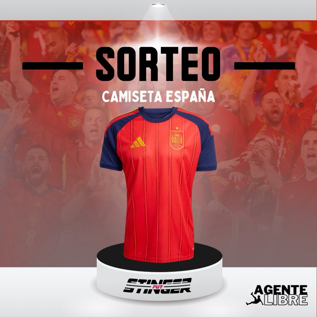 𝐒𝐎𝐑𝐓𝐄𝐎 𝐄𝐗𝐏𝐑𝐄𝐒𝐒 𝐂𝐀𝐌𝐈𝐒𝐄𝐓𝐀 𝐄𝐒𝐏𝐀𝐍̃𝐀 🎁

Si la selección vence a Georgia con gol de Mikel Merino, sortearemos este camisetón entre todos los que:

- Sigan a <a href="/minituri_/">Óscar González Turiño</a> y <a href="/fut_stinger/">fut.stinger</a> ✅
- Den RT a este post 🔁 

¡SUERTE A TODOS!🍀