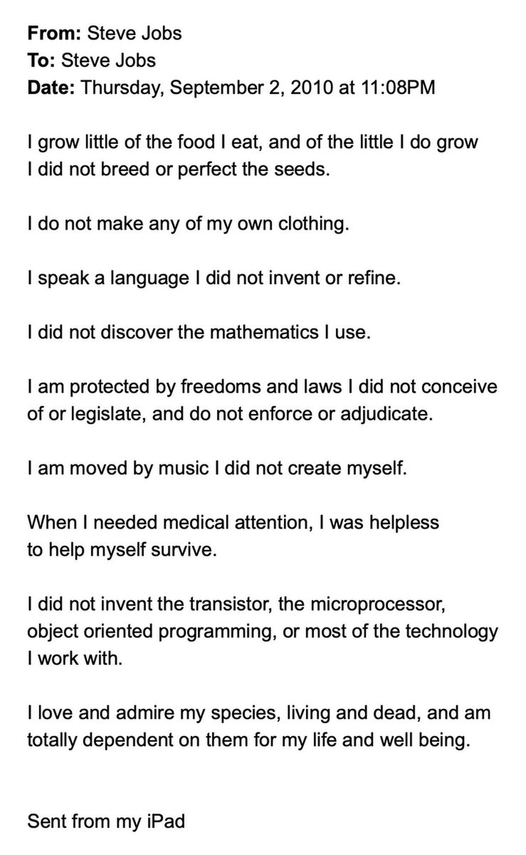 balajis's tweet image. Individually alpha is collectively beta.

That’s actually the centrist argument against the sort of exaggerated ultra-masculinity that’s in vogue today. I understand how that ideology arose, but it actually makes you weak, because it inhibits scaled cooperation.

Essentially: in…