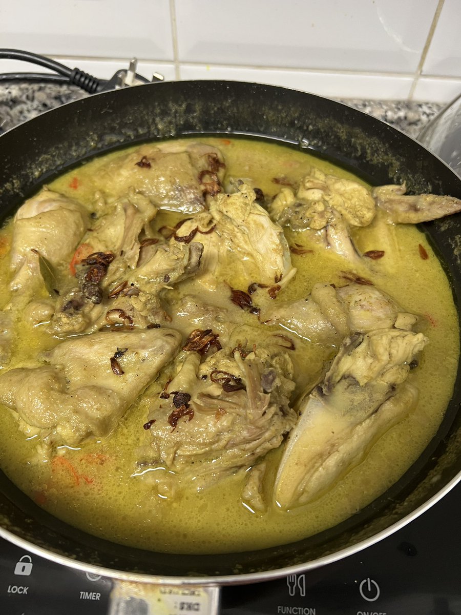 trying my best to make opor ayam to have the same taste as my mother made 🤧