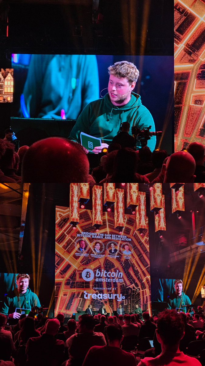 Pleasure to talk at <a href="/BitcoinConfEUR/">Bitcoin Amsterdam</a> <a href="/BitcoinMagazine/">Bitcoin Magazine</a> about <a href="/blockrise/">Blockrise</a> and banks! 🚀