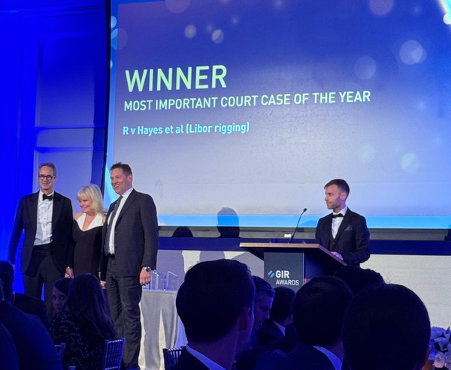 MaltinPR's tweet photo. Our client Tom Hayes has won ‘Most Important Court Case of the Year’ at the @GIRcommunity Awards 2025. 

We are proud to support both this landmark case, in which the Supreme Court overturned Tom’s conviction, and also his current $400m claim against UBS.

https://t.co/t1gCxxtY2n https://t.co/CZcjOQL8Zz