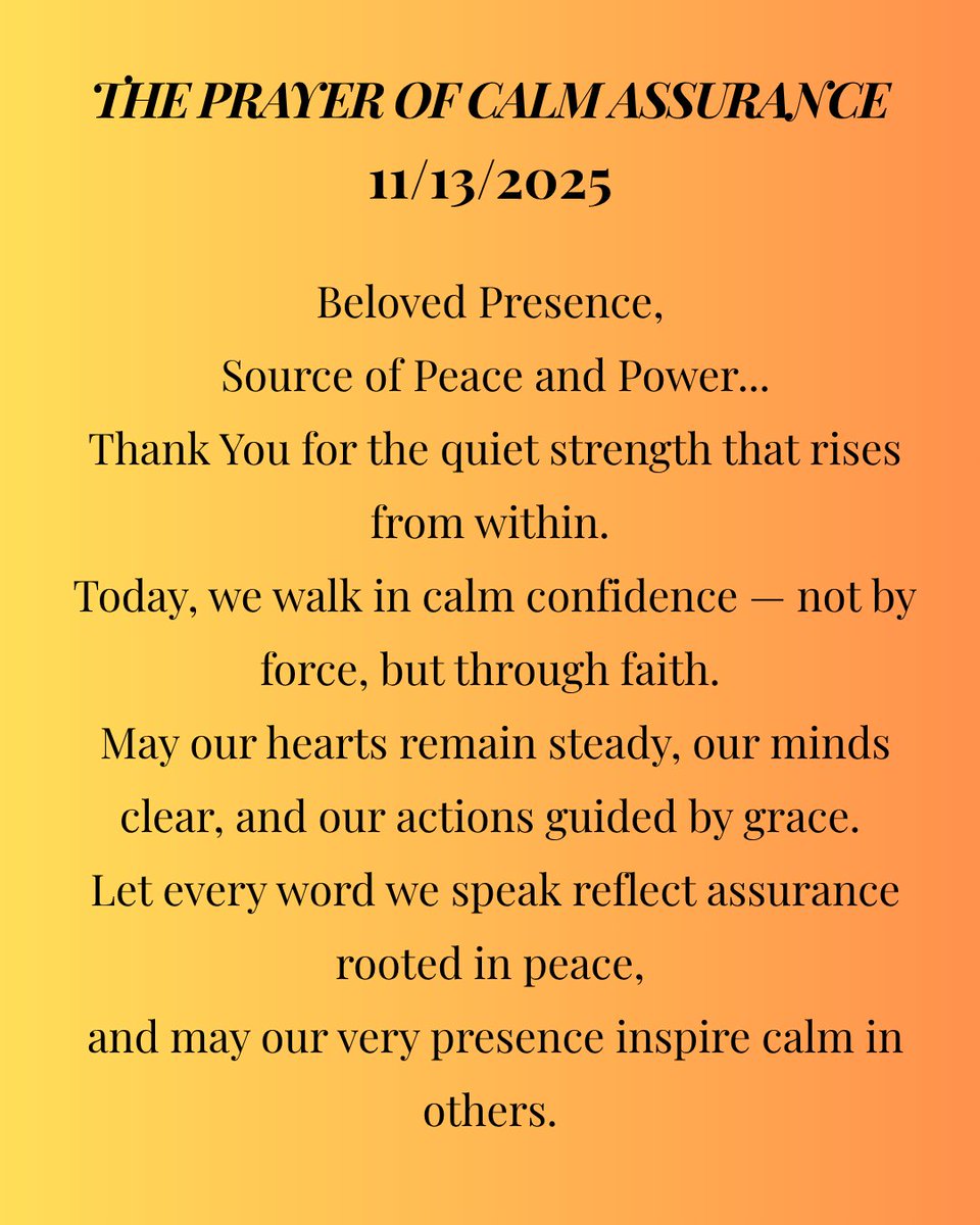 OTCAtlanta's tweet photo. Yesterday's Prayer ---I forgot to post. Yet, I 🙏 brings you the calm assurance you request and desire during these times. #prayer https://t.co/k9g5ff5e3V