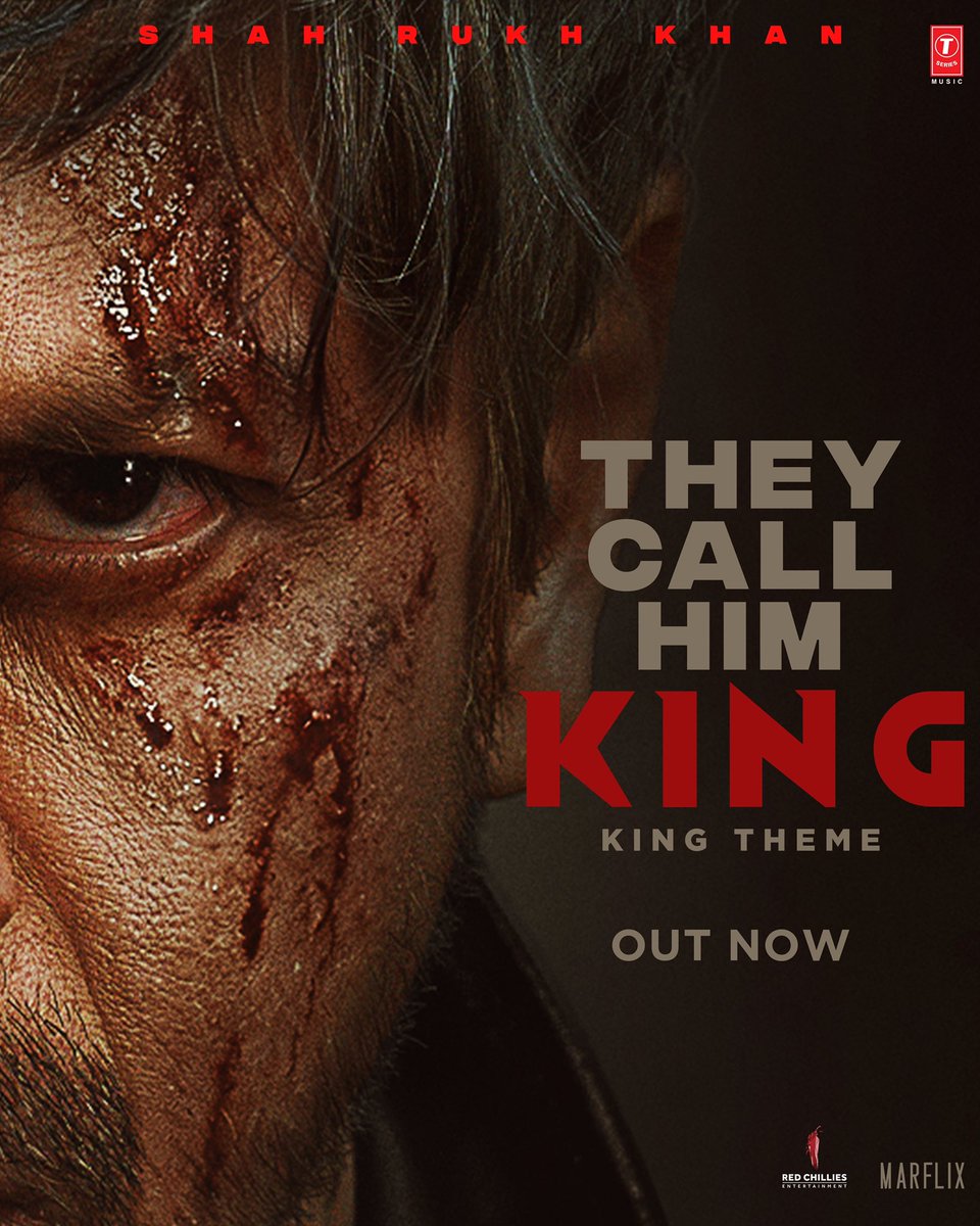 THE KING IS HERE.... 👑

#TheyCallHimKing King Theme out now.
bit.ly/KingTheme

<a href="/iamsrk/">Shah Rukh Khan</a> #BhushanKumar #RedChilliesEntertainment 
#MarflixPictures <a href="/anirudhofficial/">Anirudh Ravichander</a> #SiddharthAnand #TSeries