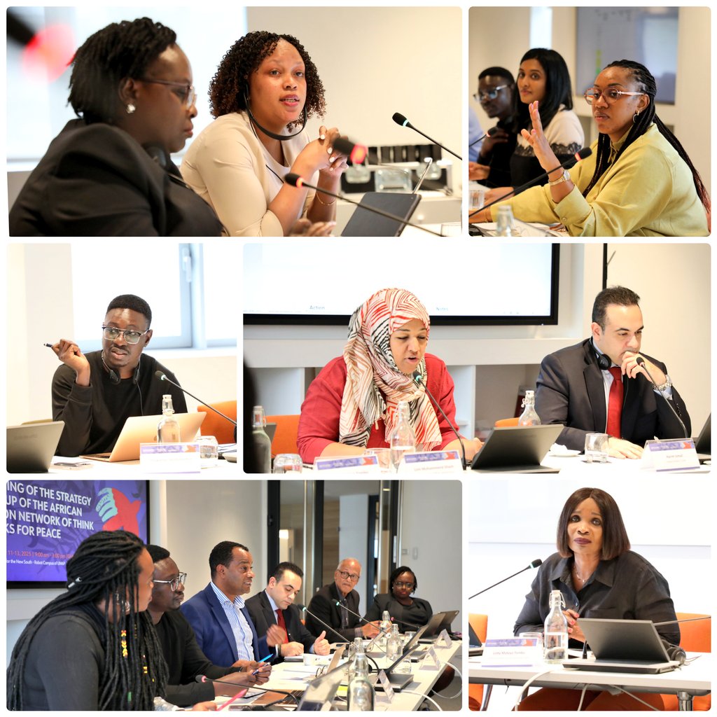 AUC_PAPS's tweet photo. #NeTT4Peace2025 Concludes!
A productive 3-day Strategy Group meeting in Rabat has concluded. With a clear 2026 work plan, and strengthened commitments, the Network is poised to deliver impactful, evidence-based research for Africa's governance, peace & security agenda. Gratitude to all members, @AUC_PAPS, the host - @PolicyCenterNS and @GIZAfricanUnion!

#AUNeTT4Peace
#NeTT4Peace #TheAfricaWeWant

@_AfricanUnion
@issafrica 
@IPSS_Addis 
@CairoPeaceKeep
@africa_amani
@PoleInstitute @NkafuPolicyInst 
@iparrwanda
@afrobarometer 
@ACCORD_online 
@_IJR_
@PanAfrican_PI
@NEPAD_Agency