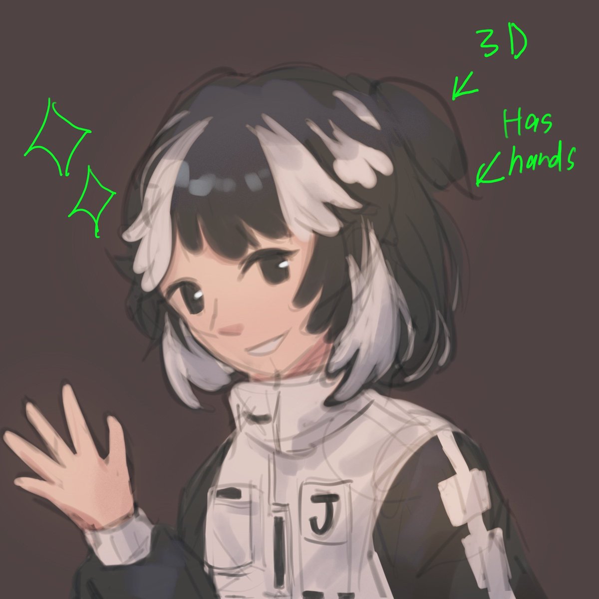 made a doodle whilst watching the stream
#Limbus_Company