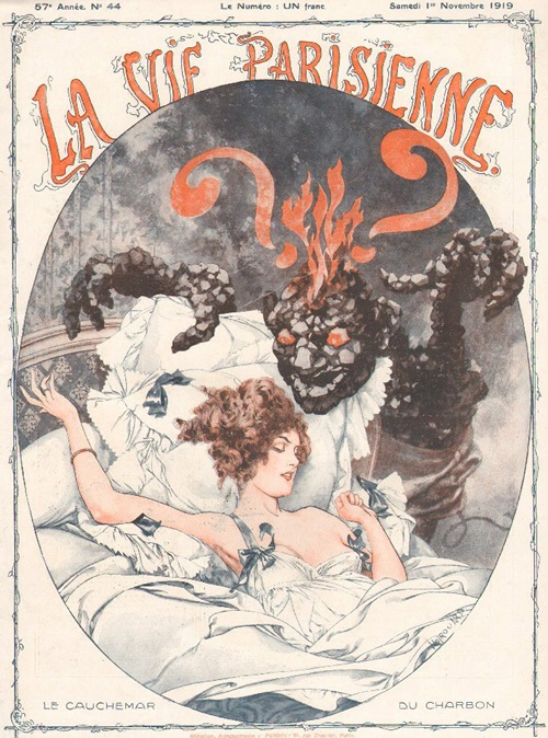 Front cover of La Vie Parisienne, 1st November 1919.