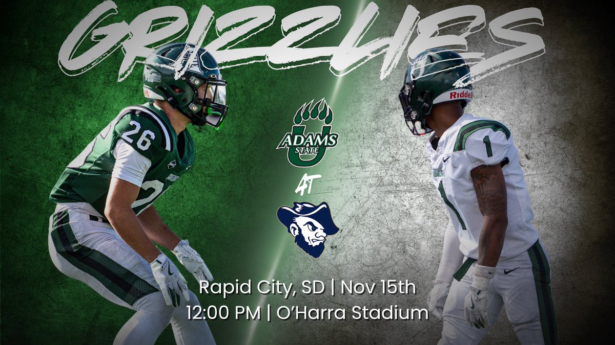 We.Us.Our.
#GoGrizz

<a href="/ASUGrizzlies/">Adams State Grizzlies</a>