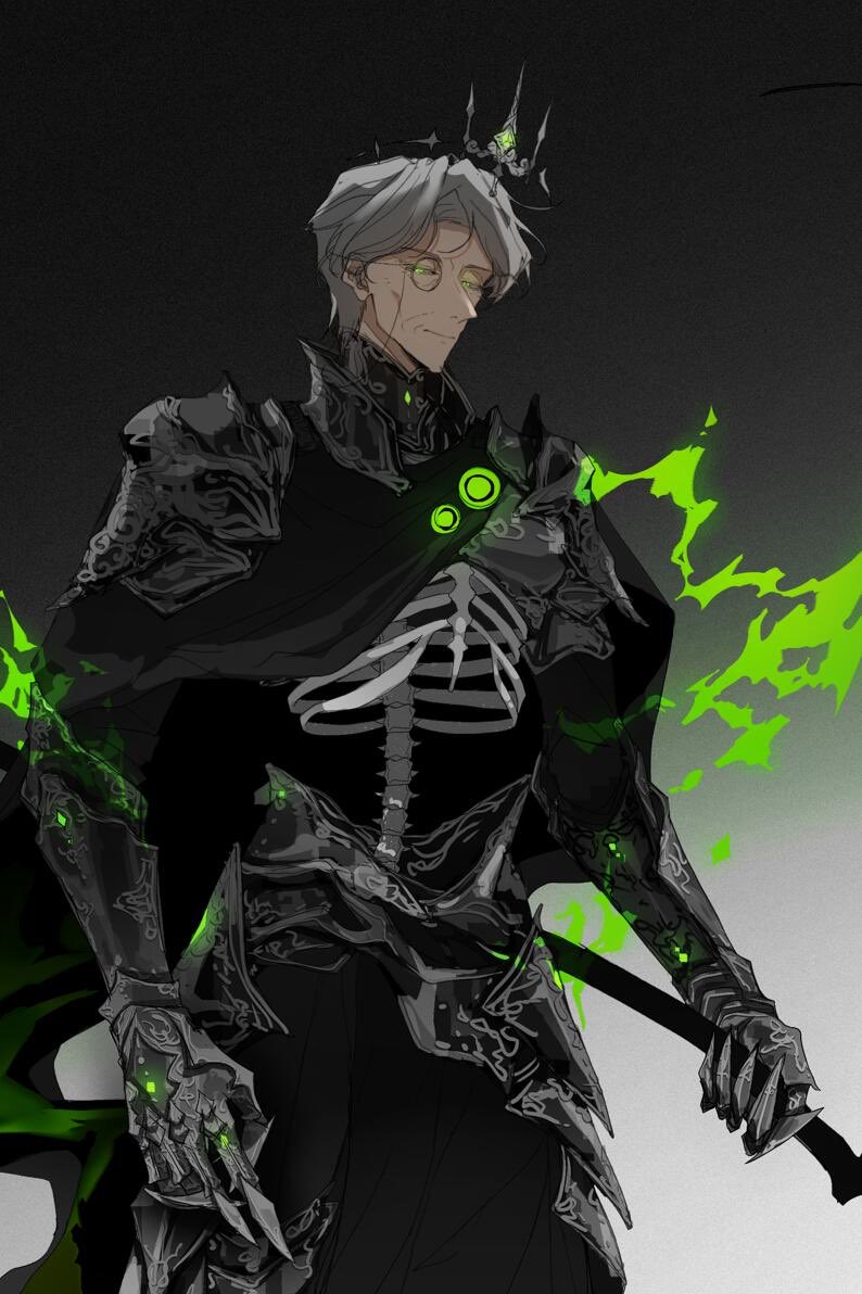 sdbk_0201's tweet image. 🧠✍️：我真画了绿钟地狱骑士hok
（虽然没画完）