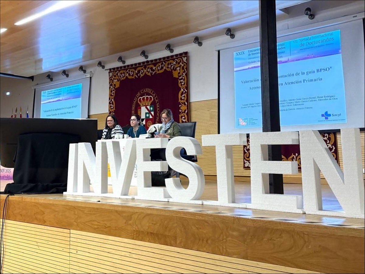 “Valoración Implantación de la Guia de Acceso Vascular #BPSO en Atención Primaria” Yolanda Martín Vaquero  #Inves25
<a href="/Bpso_Host_CyL/">BPSO_HOST_CastillayLeón</a> <a href="/Investenisciii/">Investén-isciii</a> 
🧵 ⬇️