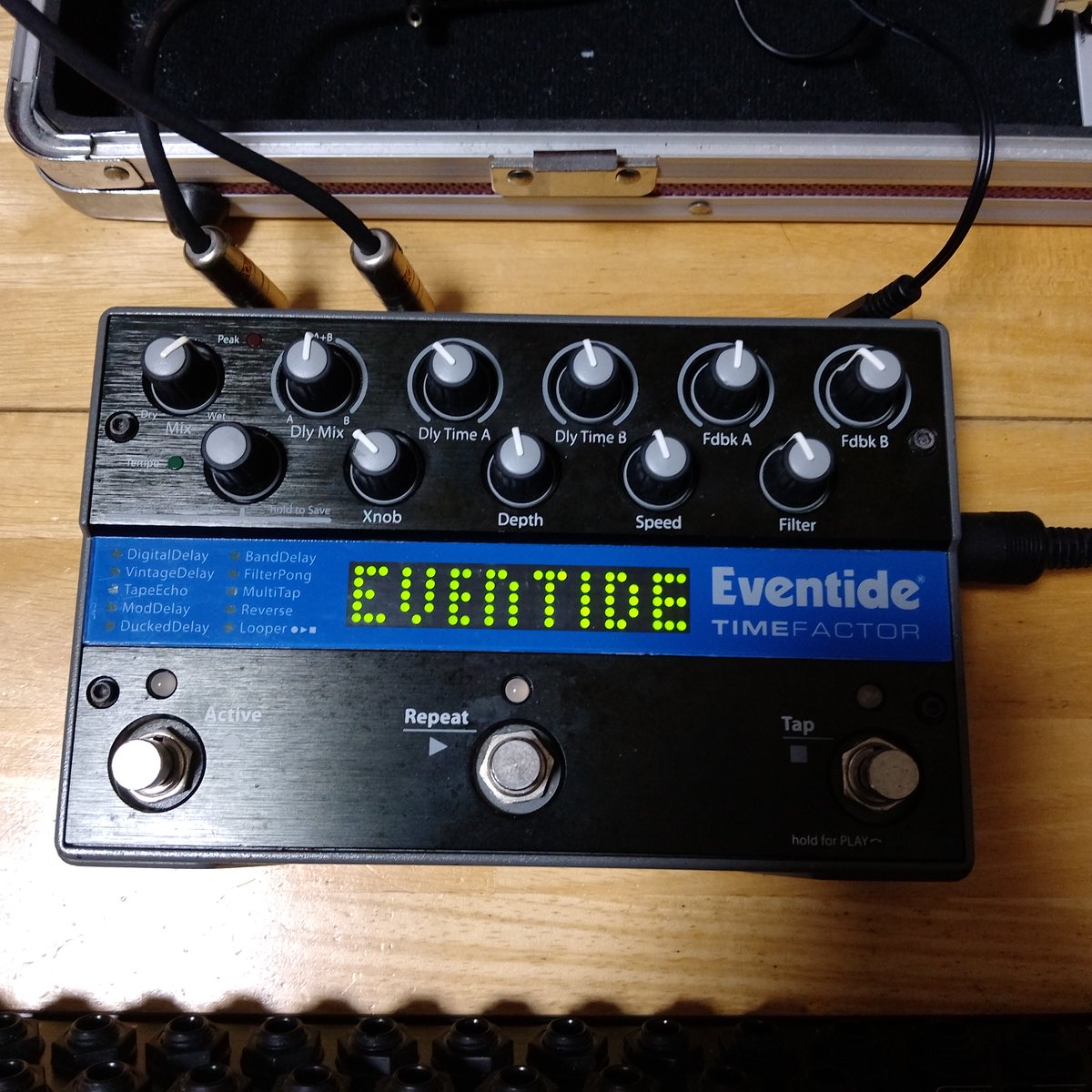 showzi666's tweet image. Eventide TimeFactor
発売は2007年だったとか
もう18年も前の話なんだね
未だ最高峰なんじゃないかなーと思うのです

おはなきんはまたもやMIDIと友達
今日はフラペチーノ出来なかったからお夜食も頂くとします

※あ、STRYMONは使った事がありません※

#Eventide
#TimeFactor