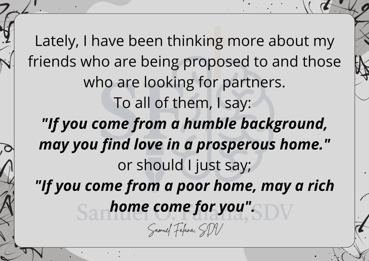 OfficialSamTife's tweet photo. My honest prayers to all people choosing the marriage life as their vocation. https://t.co/fXsoYHBUT2