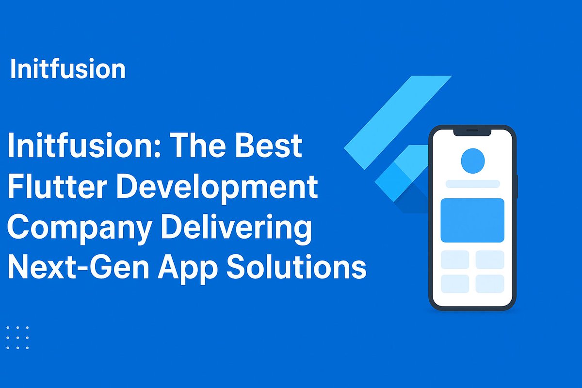 InitfusionPvt's tweet image. Initfusion—Best Flutter Development Company in India | Cross-Platform App Experts
.
.
.
#Initfusion #FlutterDevelopment #BestFlutterCompany #FlutterDevelopersIndia #CrossPlatformApps #MobileAppDevelopment #AppDevelopersIndia #TechInnovation #StartupTech #DigitalSolutions