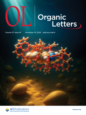 Thrilled to see our recent work featured on the front cover! Grateful for the support of ChatGPT in the cover design process. Sincere thanks to the editorial team at Organic Letters <a href="/JOC_OL/">J Org Chem/Org Lett</a> for recognizing our work and selecting our image for the highlight.doi.org/10.1021/acs.or…