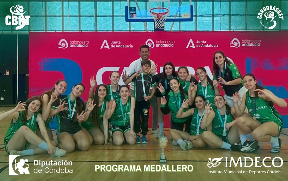 CordobasketCD's tweet photo. 🎖️ El @CordobasketCD ha recibido la ayuda de la @dipucordoba (Programa Medallero) para la participación en el Cpto. de Andalucía de clubes (infantil, cadete y junior fem)

🇪🇸 Participamos en el Cpto. de España de Clubes en categoría cadete y junior fem

#CordoBasket #FábricaCBKT https://t.co/dwX8NnEMrn