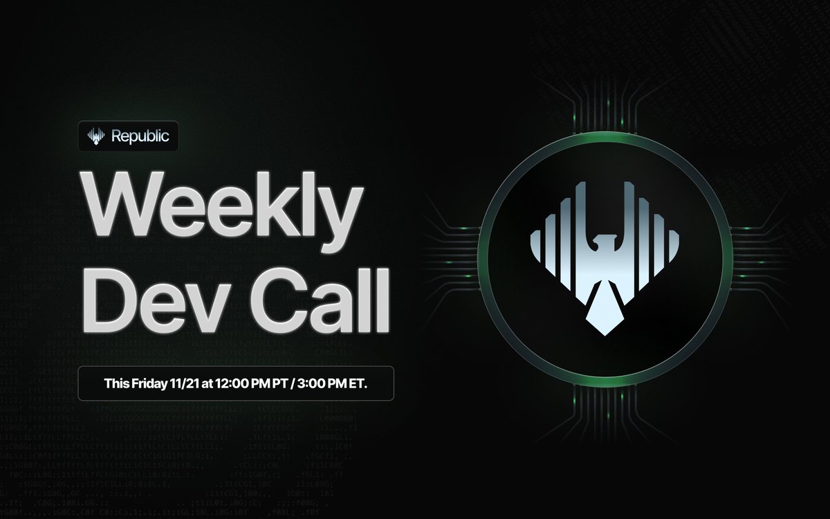 Weekly Development Call this Friday at 12:00 PM PT on Discord
