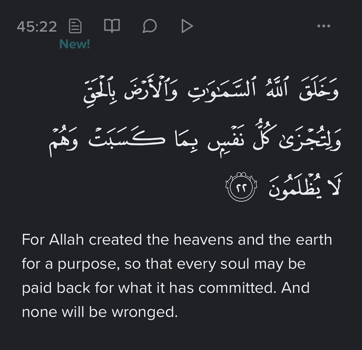 Al__Quraan's tweet photo. And none will be wronged. https://t.co/H4w6868fMd