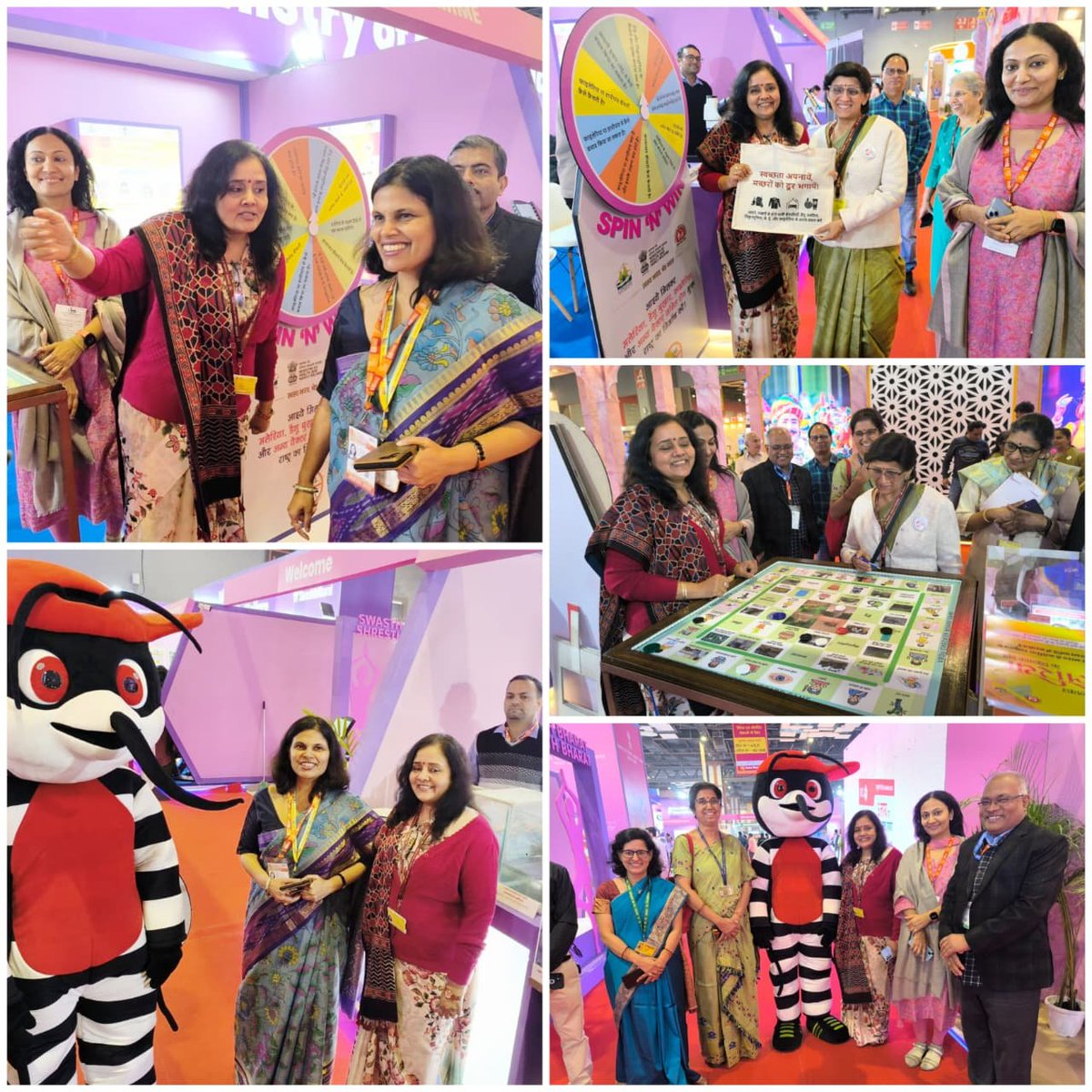 Union Health Secretary inaugurated MoHFW’s Health Pavilion at the 44th IITF, Bharat Mandapam, and visited the NCVBDC stall in the presence of DGHS and Director, NCVBDC. #HealthForAll