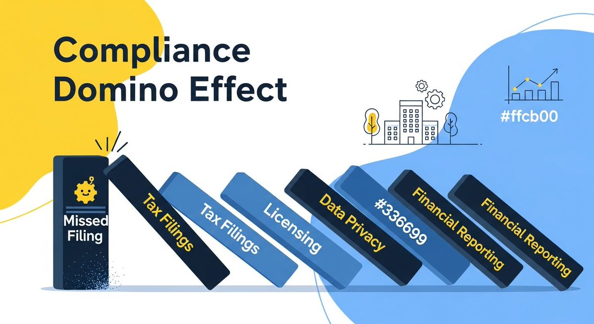 Clevver_io's tweet image. **The Compliance Domino Effect: How One Missed Filing Can Topple Your Startup**
- Unwrap our newest thoughts. Our latest blog post is live! 🎁

Read the full post and let us know what you think: clevver.io/blog/for_start…

#FormationService #Clevver #BlogUpdate