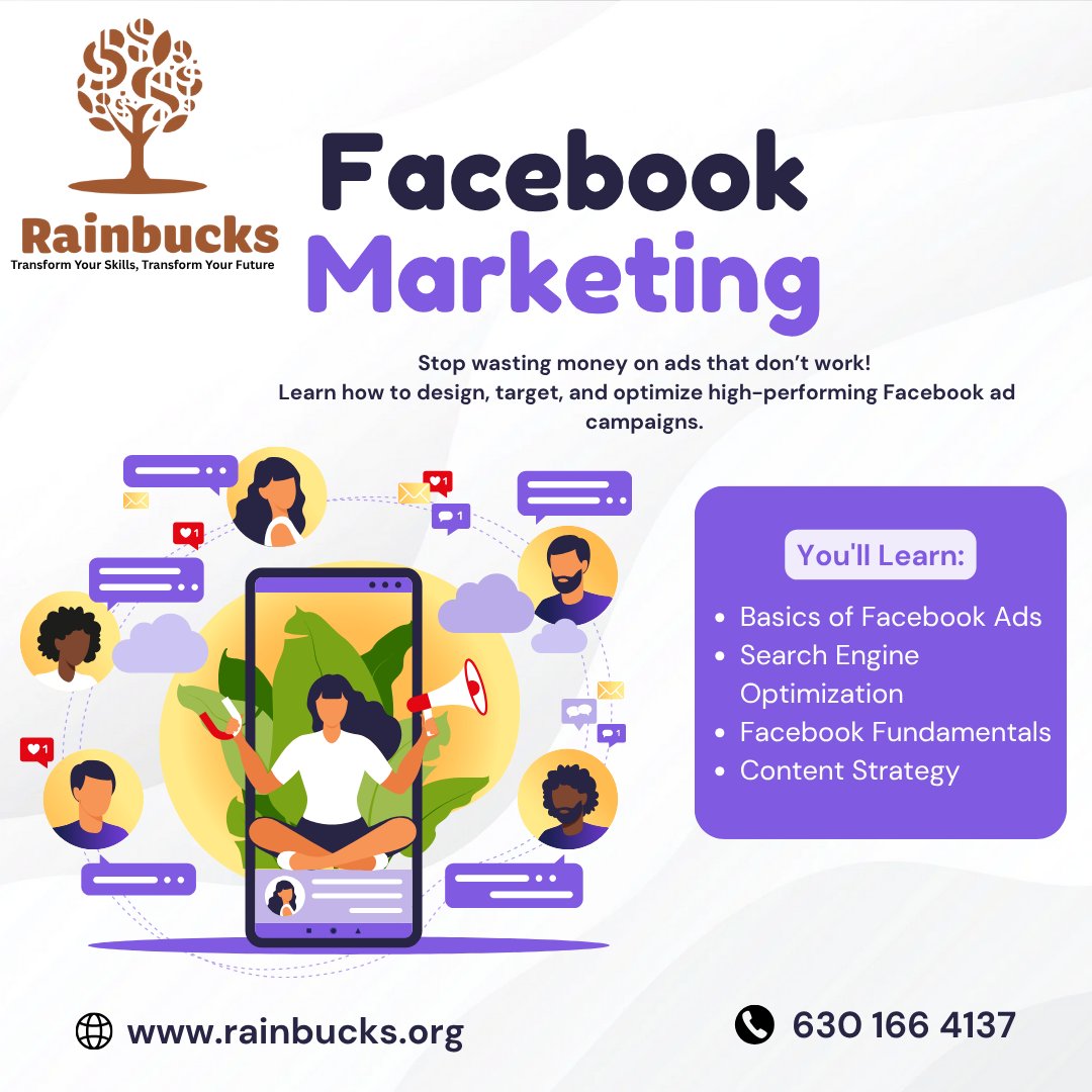 BrainBucks34569's tweet image. 🚀 Master Facebook Marketing &amp;amp; Grow Your Business!
Learn to create high-converting ads &amp;amp; use Business Manager like a pro.
Perfect for beginners &amp;amp; business owners!
👉 Join Now: forms.gle/gvGC2v7z7idpKW…
🌐 rainbucks.org 

#FacebookMarketing #RainbucksIndia #OnlineCourse