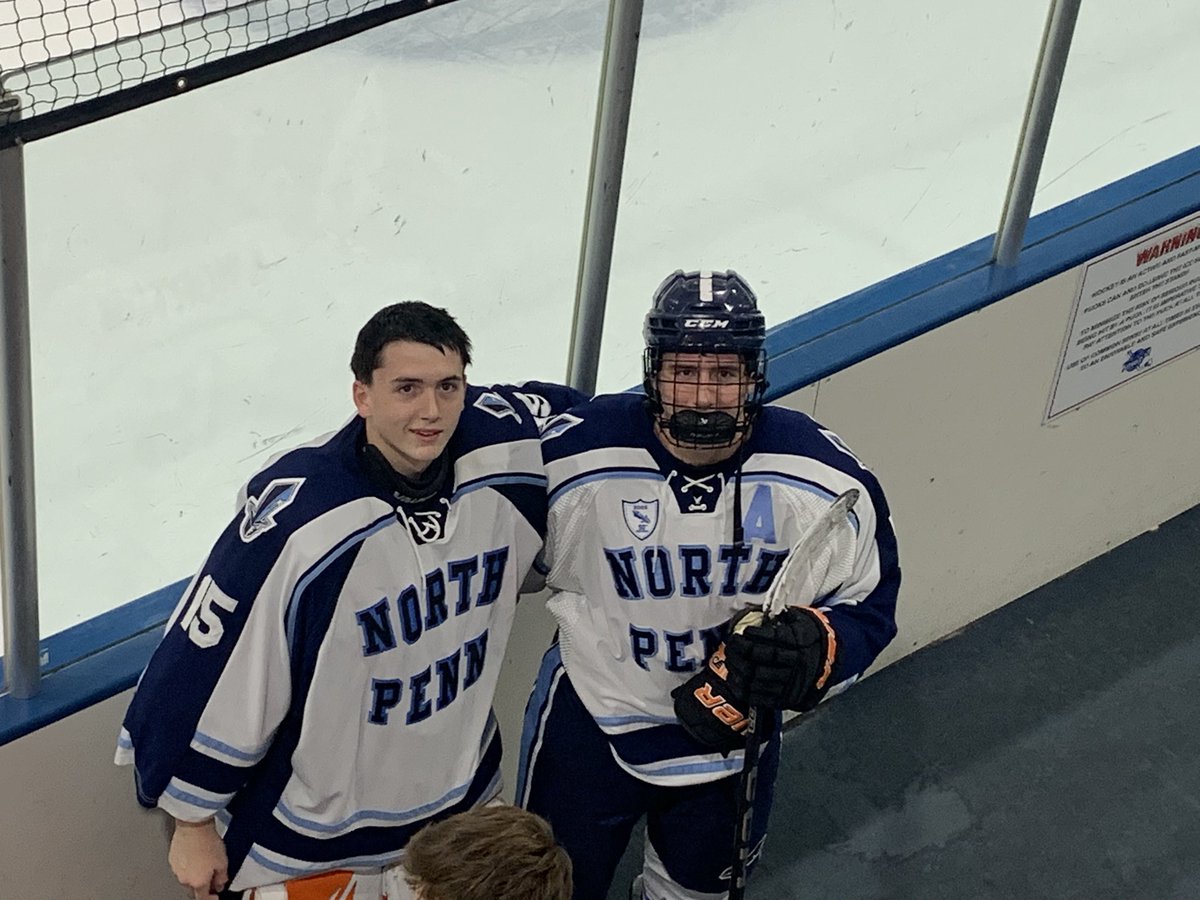 The Knights battled the Pennridge Rams last night in a key SHSHL matchup. 
Final 5-1!
Sam Norton’s 100th SHSHL career point! 
Chris Silvotti with a  hat trick and Andy Norton saved 17 shots and picked up a rare assist!