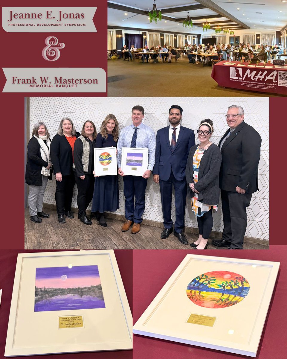 Inspiring day at the Jeanne E. Jonas Professional Development Symposium &amp; Frank W. Masterson Memorial Banquet, where providers, educators, and community partners came together to celebrate leadership in mental health.

#MentalHealthProfessionals #Community #MHAOC