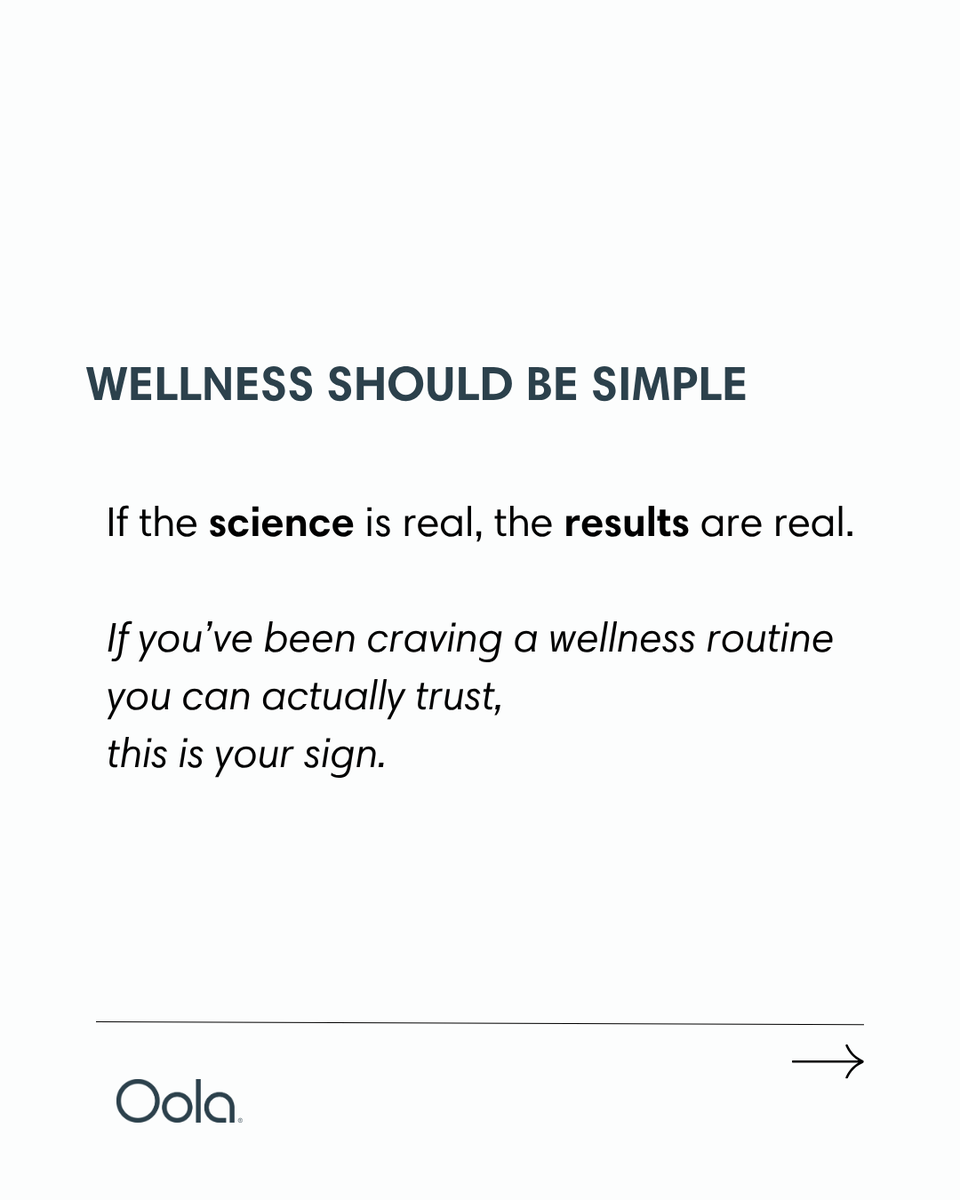 Ever look at a supplement label and think…
“Okay, but how do I know this is real?”

We hear you.

That’s why every Oola product is Mind &amp; Body Lab Certified - meaning it goes through a rigorous 5-stage testing process to guarantee purity, potency, identity, strength, and safety.