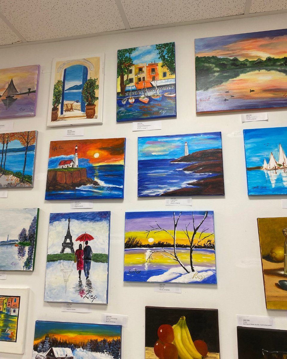 ReconnectHS's tweet image. Last week, our Health and Wellness Centre held their Annual Client Art Show. Our senior clients hard work over this past year was on put on display and every piece was spectacular. The artistry and talent shone through in each creation.