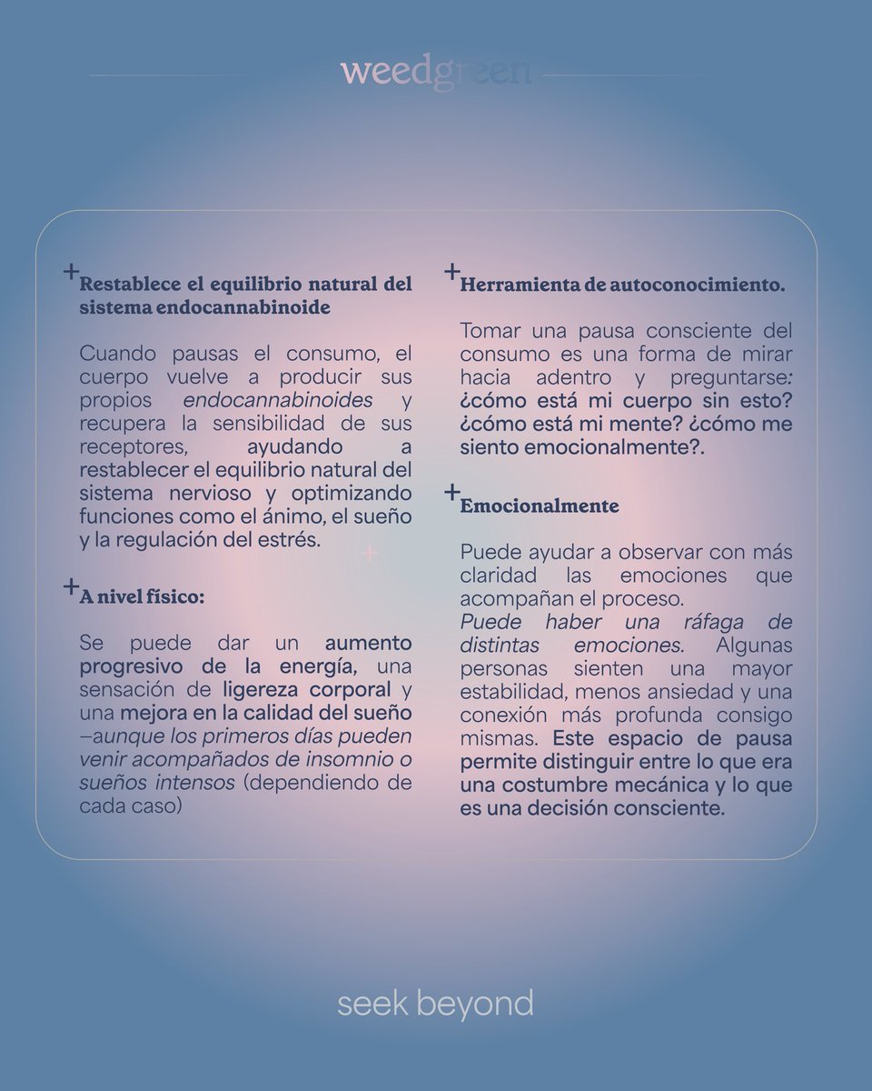 WeedGreen___'s tweet photo. Hacer un detox es una herramienta poderosa de autoconocimiento.
Queremos acompañarte en este proceso, por eso creamos una tabla de seguimiento que te ayudará a observar cómo cambia tu cuerpo, tu mente y tu energía día a día. 🍁 https://t.co/q1mMH7UEtY