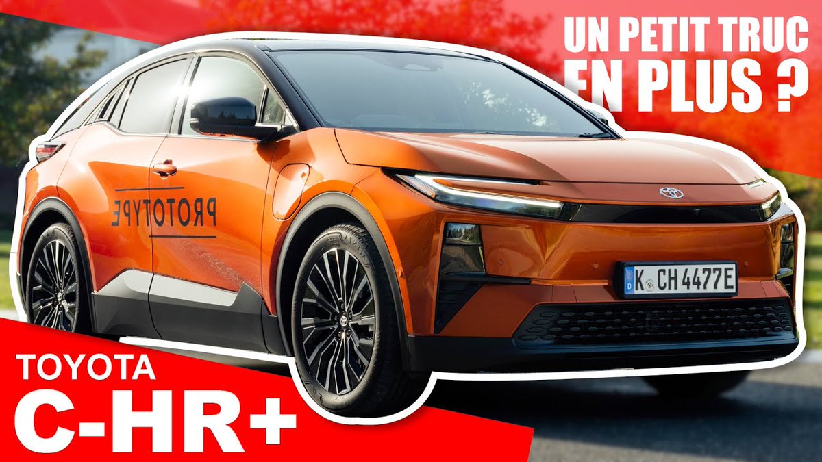 dmeance's tweet image. Toyota C-HR+ : Toyota croit enfin en l&apos;électrique ! youtu.be/ZK_EbfJ62TQ?si… via @YouTube @AutoTrendsMag 
@ToyotaFrance #Toyota #CHR #CHRplus #ToyotaCHRplus #ToyotaCHR #SUV #Electrique #Présentation #Essai #VoitureElectrique #BEV #EV #VE