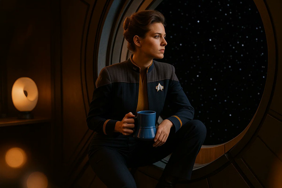 Mentally I'm here, listening to the Bajoran Hymn by <a href="/Bunnylordmusic/">Bunnylord</a>

youtu.be/5dO9B8Vyx1s?si…

#AIphotography #StarTrek