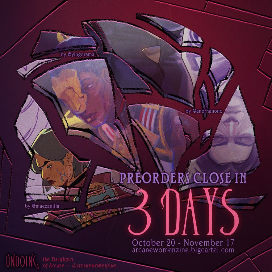 ArcaneWomenZine's tweet image. 3 days left of Preorders! 🥀

No monster can get you while we&apos;re here, but YOU can still get our bundles!

Don&apos;t let time run out and get your bundles NOW! 🔻

🛒 arcanewomenzine.bigcartel.com