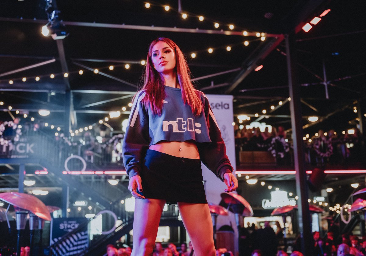 Just got back some incredible shots from last night’s Newcastle Fashion Show at St James’ Stack 🤍🖤

 <a href="/eyeofthetyne/">Eye of the Tyne</a> for captured energy perfectly 📸 👌

The first model for Toon Kit Collector owned the cropped adidas training jumper from early 00s
#NewcastleUnited #NUFC #Adidas
