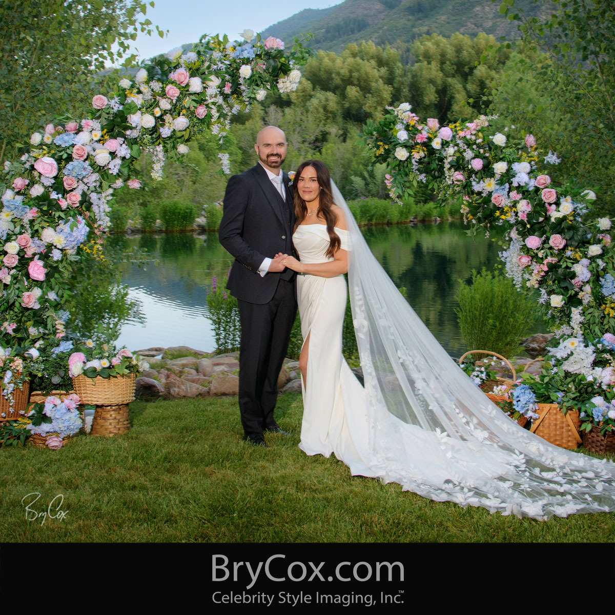 I love sharing entire wedding albums because most photographers (1) don’t produce finished albums for their clients, &amp; (2) they don’t control their lighting with studio gear on location. See this entire album on my blog, brycox.com/category/blog/