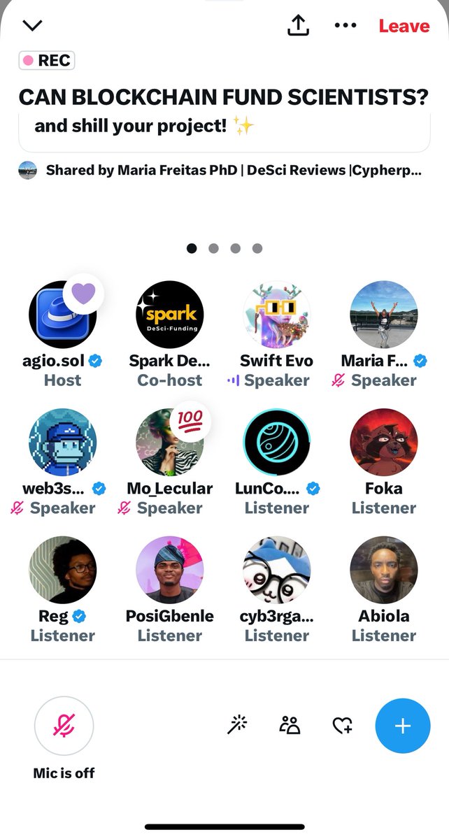 Spark DeSci Funding tweet media