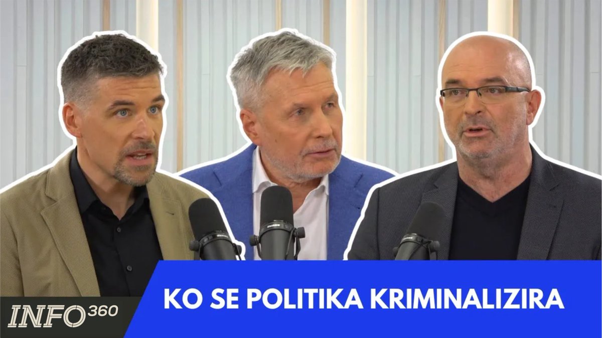 ‼️#UraResnice: Ko se politika kriminalizira 📺🎙️
👉🔗 youtu.be/Eo04RRli418?si…